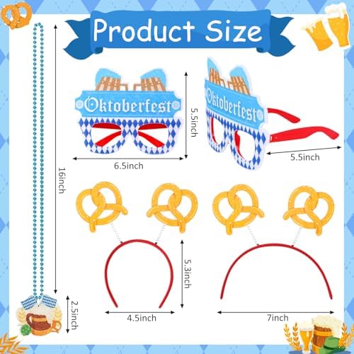 JULBEAR 80 Pcs Oktoberfest Party Accessory Set