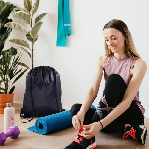 Haokuaile 20 Pcs Drawstring Bags Gym Travel Essentials