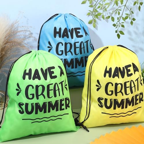 SilTriangle 36 Pcs Summer Party Drawstring Bags