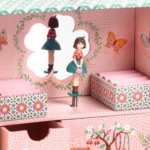 DJECO Musical Jewelry Box for Kids - Secret Garden