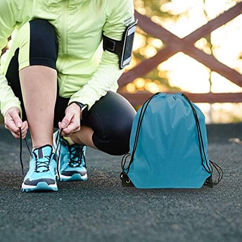 GoodtoU 24 Pcs Drawstring Bags Backpack Cinch Bag Sport Bag 6 Colors