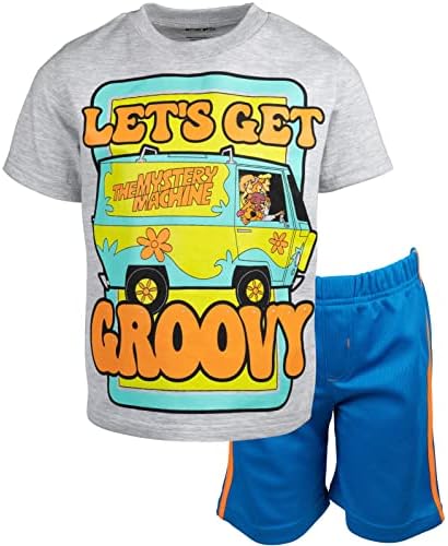 Scooby-Doo Graphic T-Shirt and Mesh Shorts Set