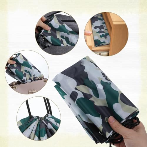 Camo Drawstring Backpack 2PCS Waterproof Lightweight 138 165 Inch Party Favor Bag