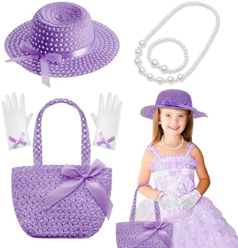 Tradder 5 Pcs Tea Party Accessories Set for Girls