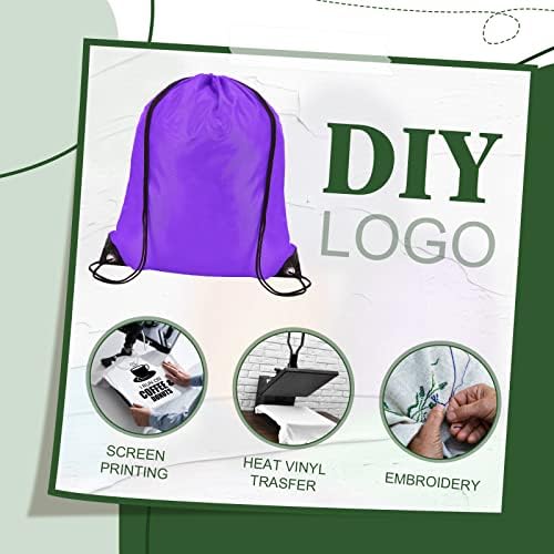 LEIFIDE 200 Pcs Drawstring Bags Bulk Multicolor