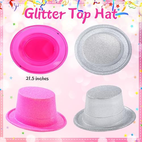 Hillban 24 Pcs Halloween Glitter Hats for Adults