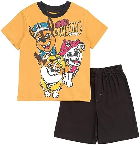 Paw Patrol Chase Marshall Rubble Toddler Boys Outfit Set