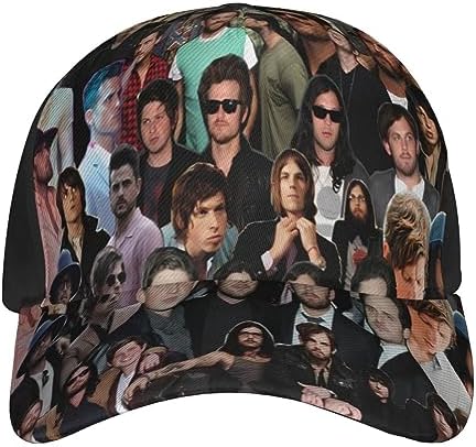 Kings Rock of Music Leon Band Collage Baseball Cap Adjustable Unisex Black