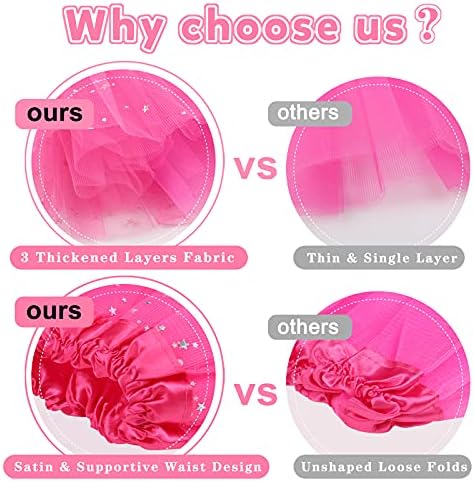 Yocharm 10pcs Multicolored Princess Crown Tiara Ballet Tutu Accessories for Girls Party Favors