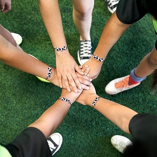 24 Pcs Soccer Basketball Bags 24 Pcs Ball Bracelets for Kids