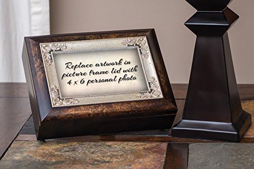 Cottage Garden Special People Hold The Key Burlwood Jewelry Music Box