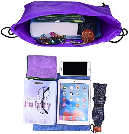FEPITO 22 Pack Purple Drawstring Bags