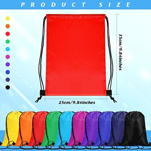 Roowest 200 Piece Drawstring Backpack Set 10 Colors