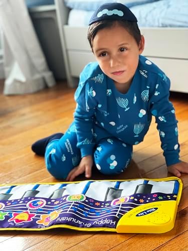 Rite Lite Hanukkah Pajamas with Menorah Design for Kids 4T-5T