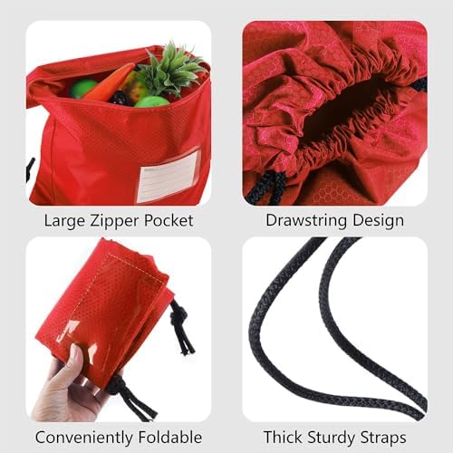 JohahaTim Drawstring Backpack Bulk Bags 4PCS Multi Color