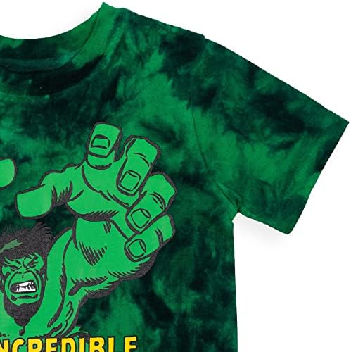 Marvel Avengers Hulk Captain America Tie Dye Short Set for Kids