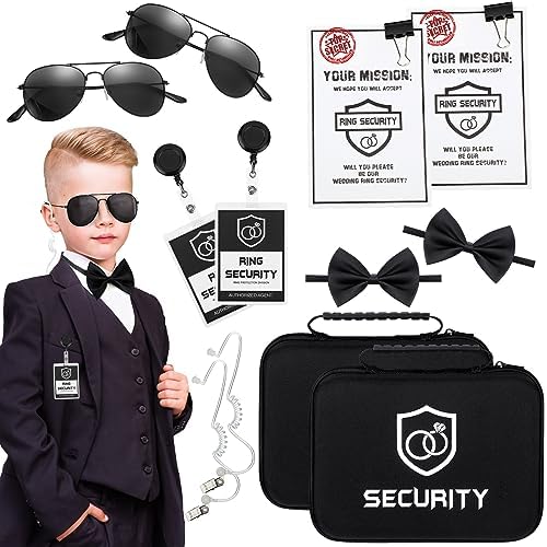 Mepase 14 Pcs Ring Bearer Security Set for Kids