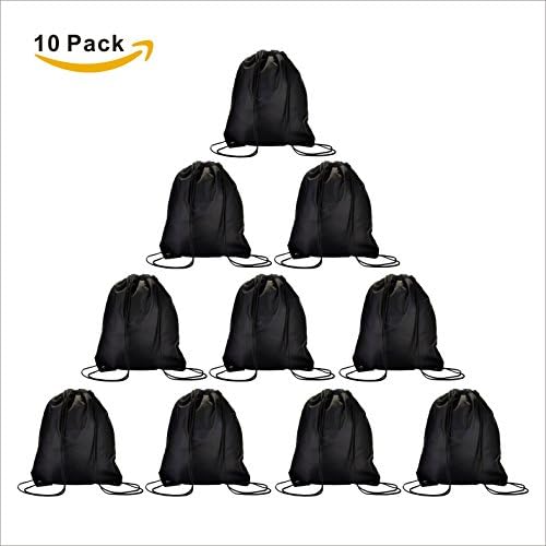 LIHI Bag 10 Pack Drawstring Gym Backpacks