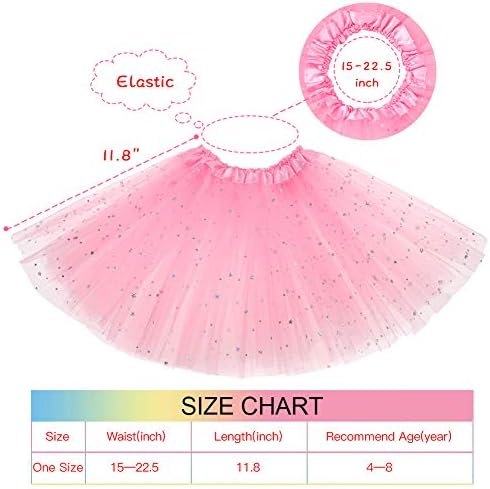 Yocharm 10pcs Multicolored Princess Crown Tiara Ballet Tutu Accessories for Girls Party Favors