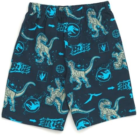 Jurassic World Blue Graphic Sweatshirt and Bike Shorts Set for Kids