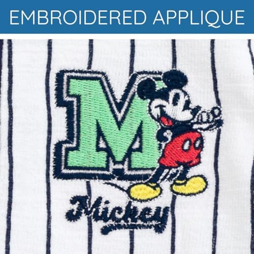 Disney Mickey Mouse Button Down Shirt and Denim Shorts Set for Newborn to 5 Years