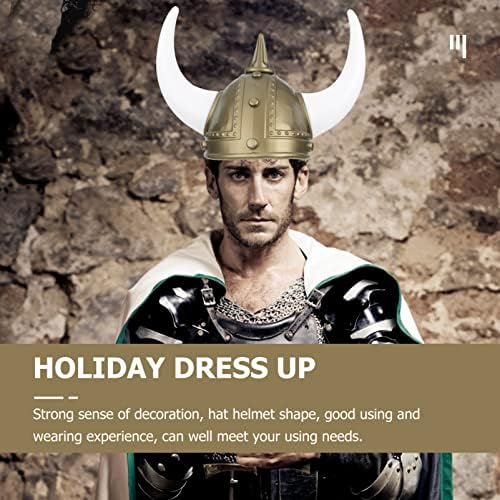 Viking Horn Hat Costume for Kids and Men