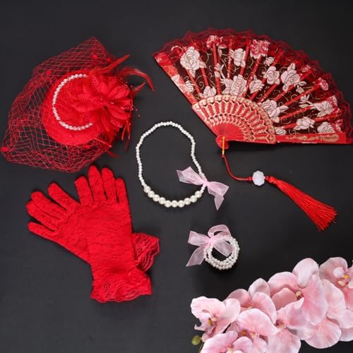 Fumwase 5Pcs Tea Party Accessories Set for Women
