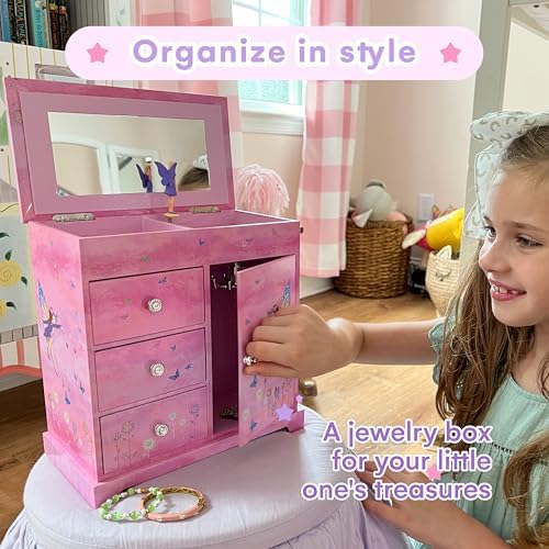 Jewelkeeper Jewelry Box with Ballerina Music Box