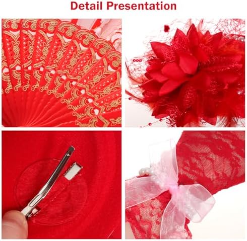 Fumwase 5Pcs Tea Party Accessories Set for Women