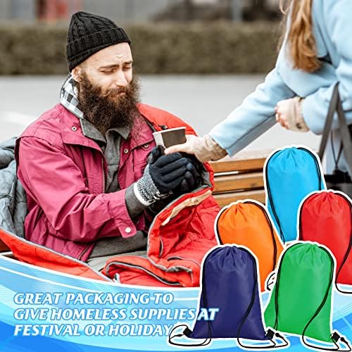 Roowest 200 Piece Drawstring Backpack Set 10 Colors