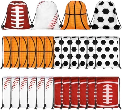 Tanlade 24 Pcs Sport Drawstring Bags