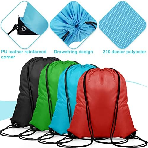 Chumia 120 Piece Drawstring Bag Set 10 Colors
