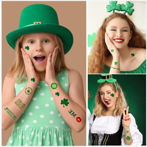 LENOAPHYS St Patricks Day Accessories Set for Women
