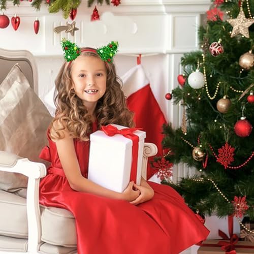 Festive Christmas Headband for Women and Girls
