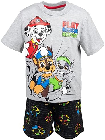 Paw Patrol Rocky Rubble Marshall 3 Piece Outfit Set for Boys