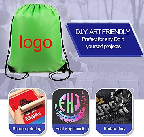 BeeGreen 20 Piece Drawstring Gym Backpack Set
