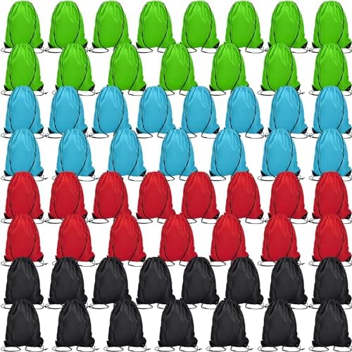 Shappy 60 Piece Drawstring Bags for Sports and Travel
