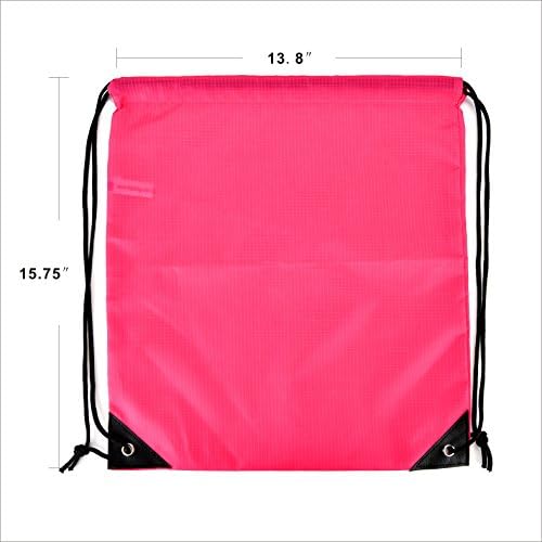 LH LIHI BAG 6 Pack Drawstring Backpack Birthday Party Favors