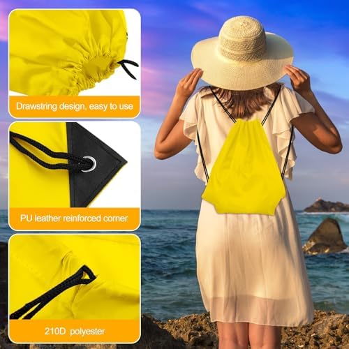 KUUQA 40Pcs Drawstring Backpack Bags Bulk