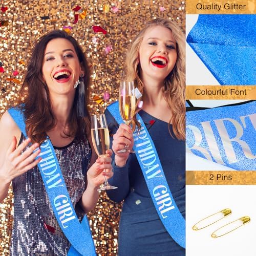 Birthday Girl Sash for Women and Girls