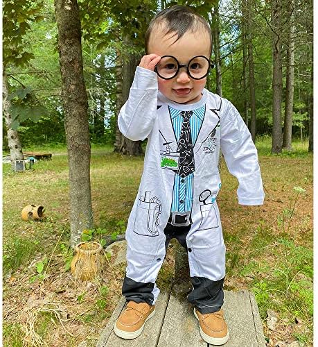 LENSOUS Baby Boys Doctor Costume Bodysuit