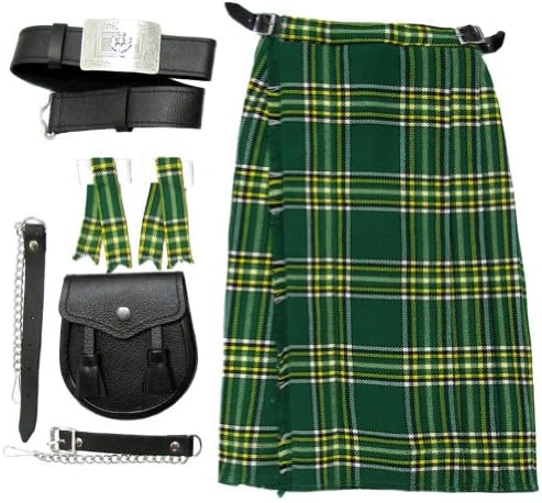 Irish Baby Boys Costume Outfit Set Kilt Sporran Belt