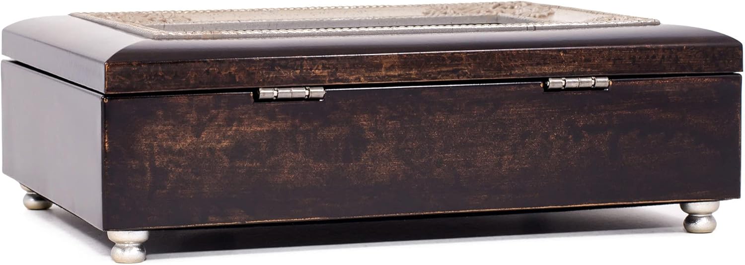 Cottage Garden Special People Hold The Key Burlwood Jewelry Music Box