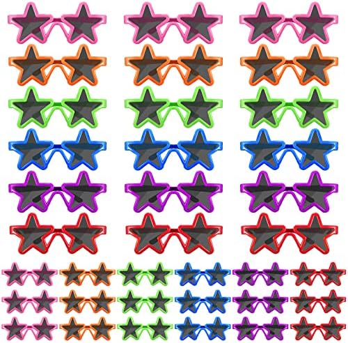 Konohan 36 Pairs Star Shaped Kids Sunglasses Party Favors