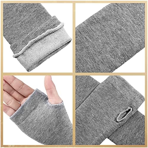 Bememo 3 Pair Fingerless Gloves for Women Winter Arm Warmers