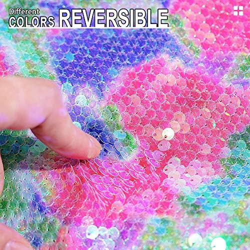 GAEN Mermaid Reversible Sequin Drawstring Backpack for Kids Girls One Size