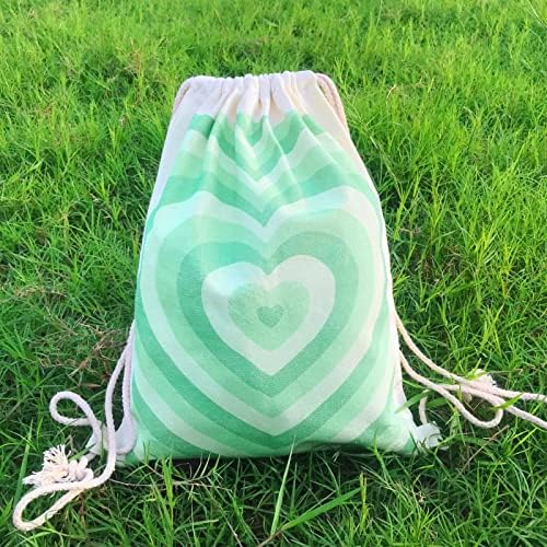 MOSITU Heart Drawstring Backpack for Women
