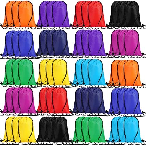Roowest 200 Piece Drawstring Backpack Set 10 Colors