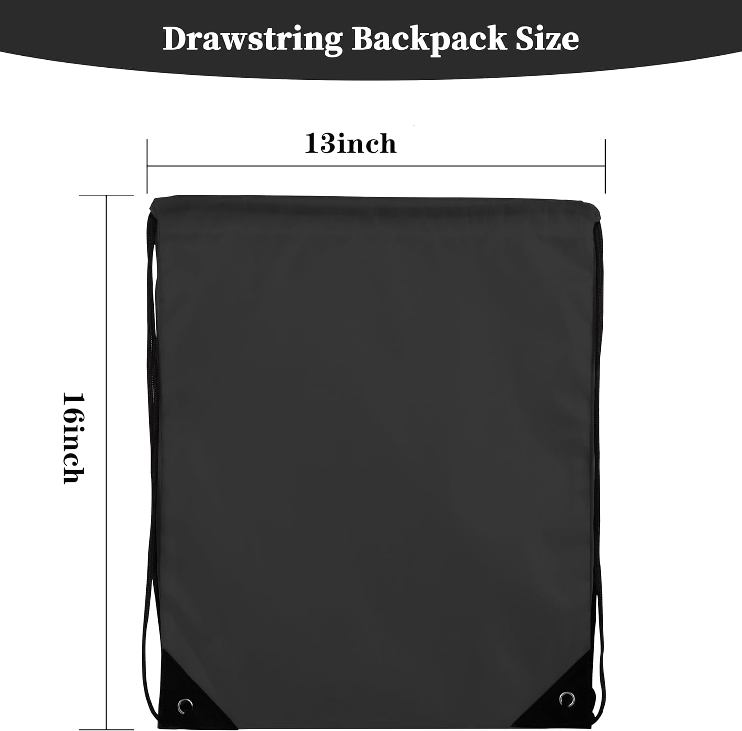 60 Pieces Drawstring Gym Backpack for Men Women Outdoor Sports Sackpack