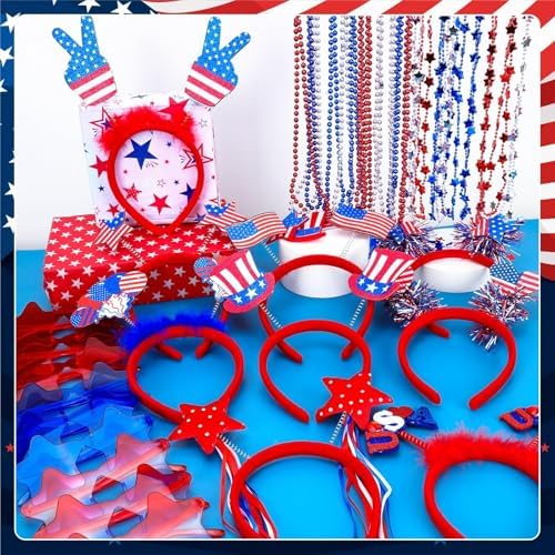 39 PCS Fourth of July Accessory Set for Women